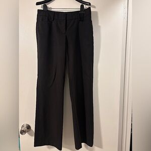 Classic straight leg black dress/work pants size 4